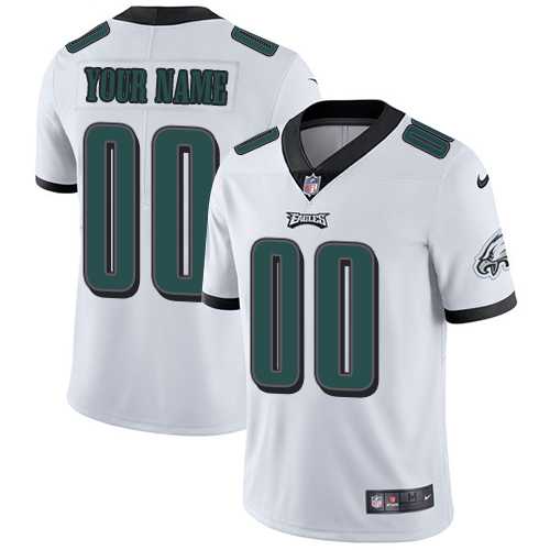 Customized Men & Women & Youth Nike Eagles White Vapor Untouchable Player Limited Jersey,We sell and wholesale Customized Men & Women & Youth Nike Eagles White Vapor Untouchable Player Limited Jersey on line form chian!